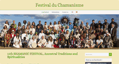 Desktop Screenshot of festival-chamanisme.com