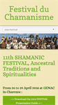 Mobile Screenshot of festival-chamanisme.com