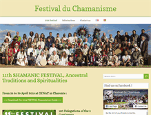 Tablet Screenshot of festival-chamanisme.com